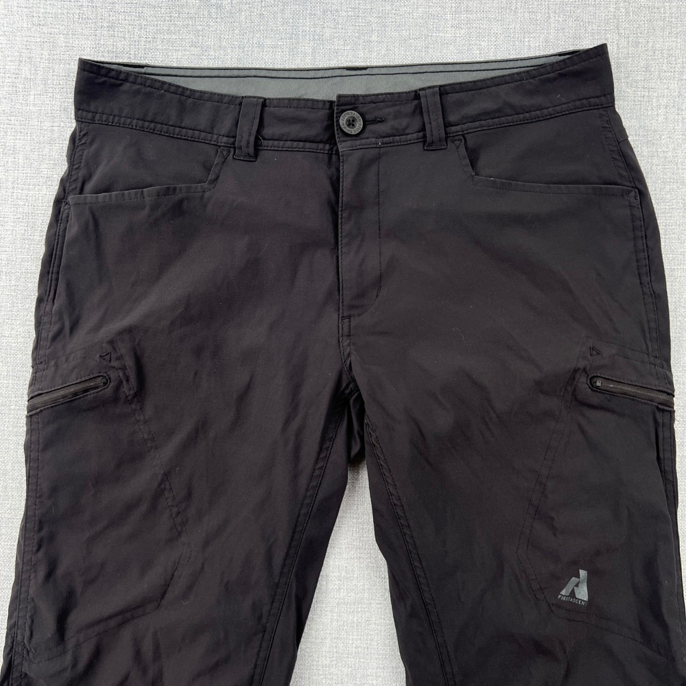 Eddie Bauer First Ascent Mens 34x34 (fit 35x33) Black Guide Pants Hiking Cargo - Picture 9 of 14